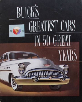 Buick Modellprogramm 1953 "Greatest cars in 50 years" Automobilprospekt (8273)